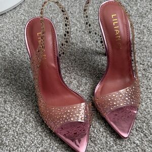 Pink and Gold Women's Shoes